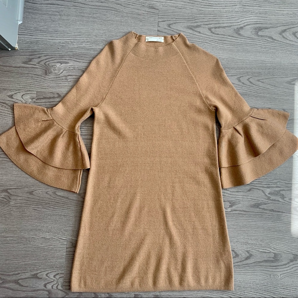 NEVER WORN Anthropologie Bell Sleeve Sweater Dress